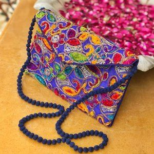 Beautifully hand crafted Exotic Indian Clutch